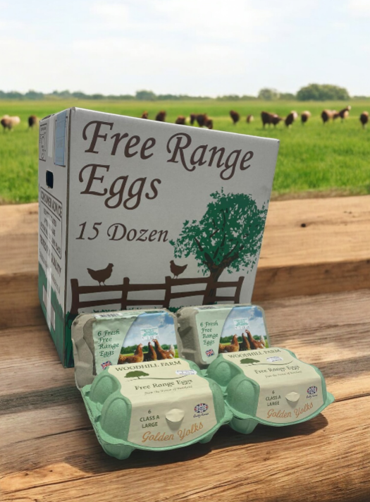 Pre Packed Large Free Range Eggs - 15 Dozen
