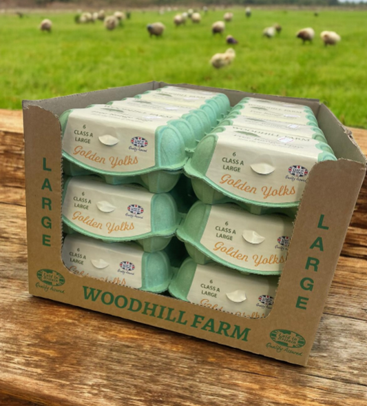 Pre-Pack Large Free Range Eggs - 12 Dozen Shelf Ready Box